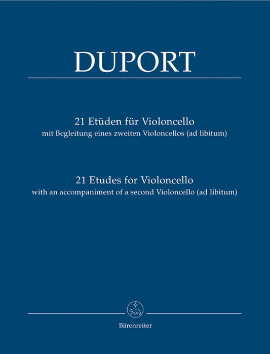 Duport: 21 Cello Etudes