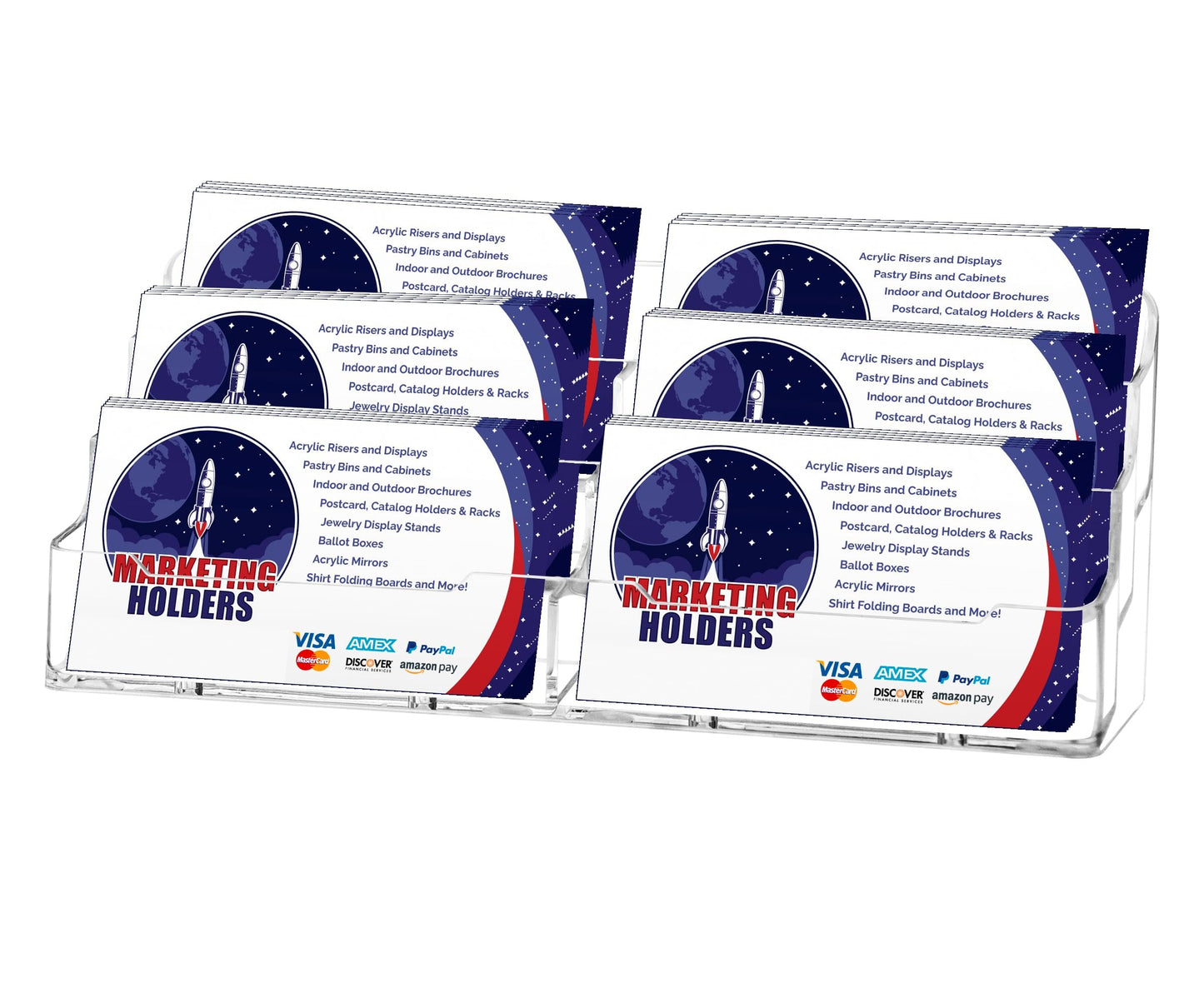 Marketing Holders Business Card Holder Multi Pocket Rack Security Code Gate