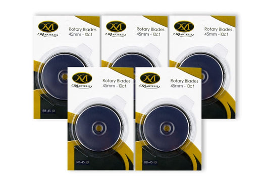 Martelli Rotary Cutter Blades (45mm, 50 Blades)