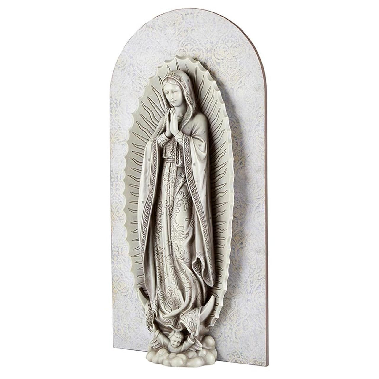 Christian Brands Our Lady of Guadalupe Garden Wall Plaque, 30-inch Height