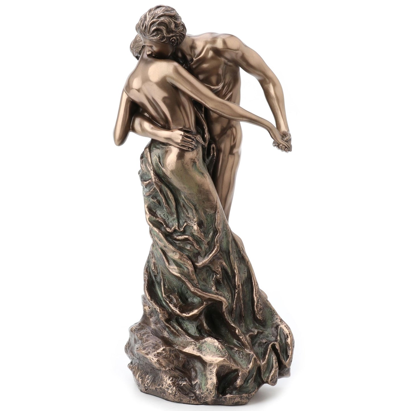 Veronese Design 11 Inch The Waltz Nude Lovers Cold Cast Resin Bronze Finish Statue Camille Claudel Replica