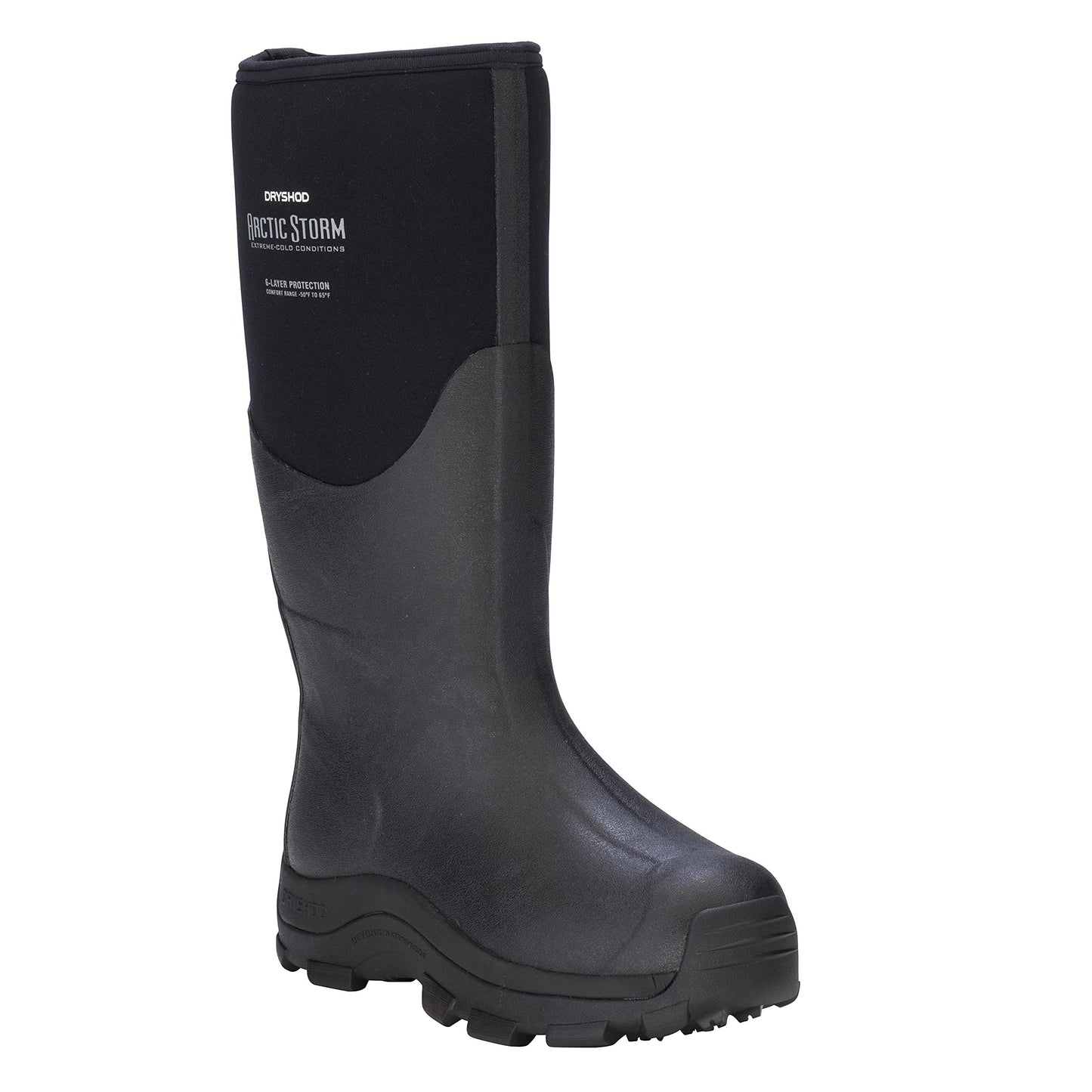 Dryshod Arctic Storm Hi Winter Boot - Men's, Black/Grey, ARS-MH-BK