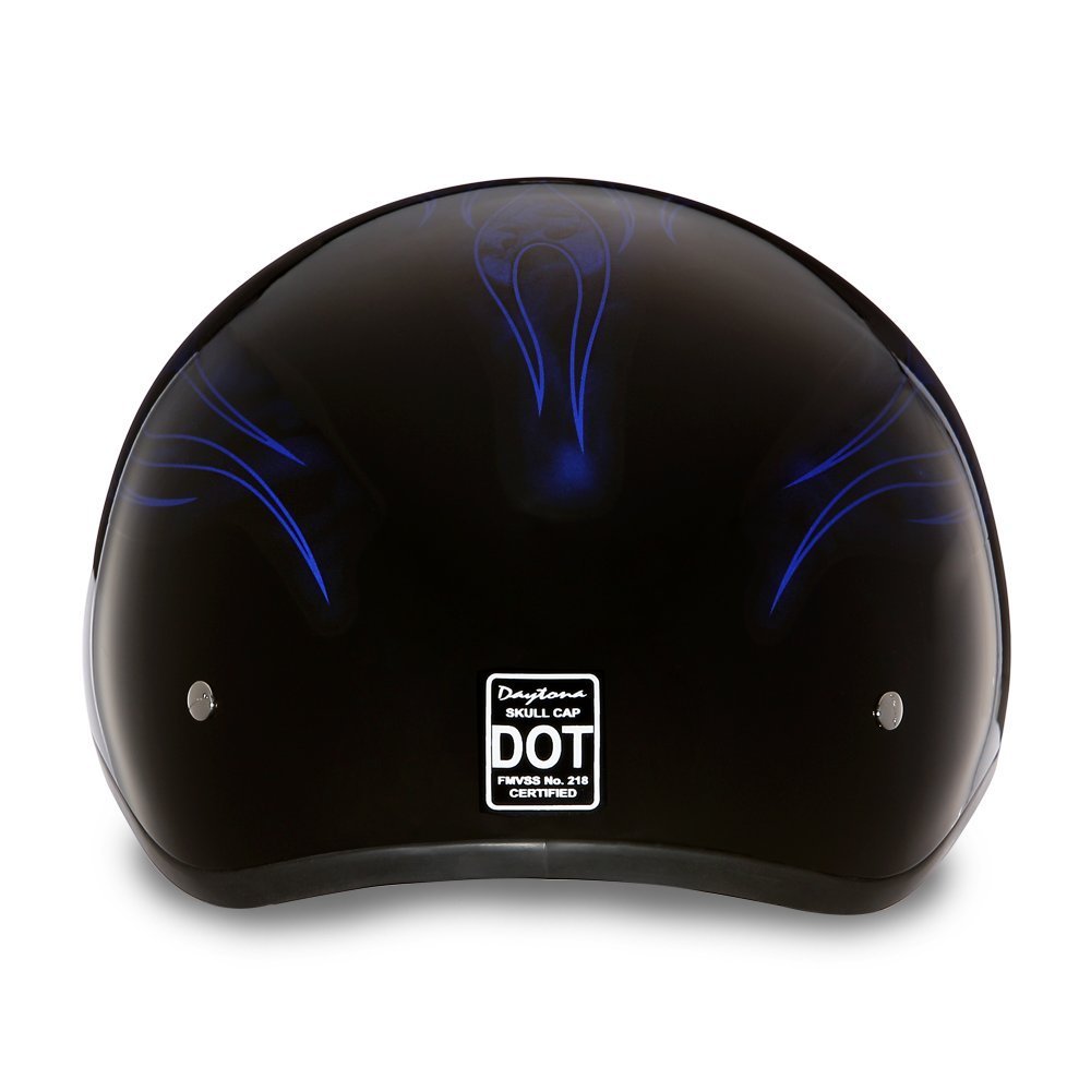 Daytona Helmets Half Skull Cap Motorcycle Helmet – DOT Approved [Graphics]…