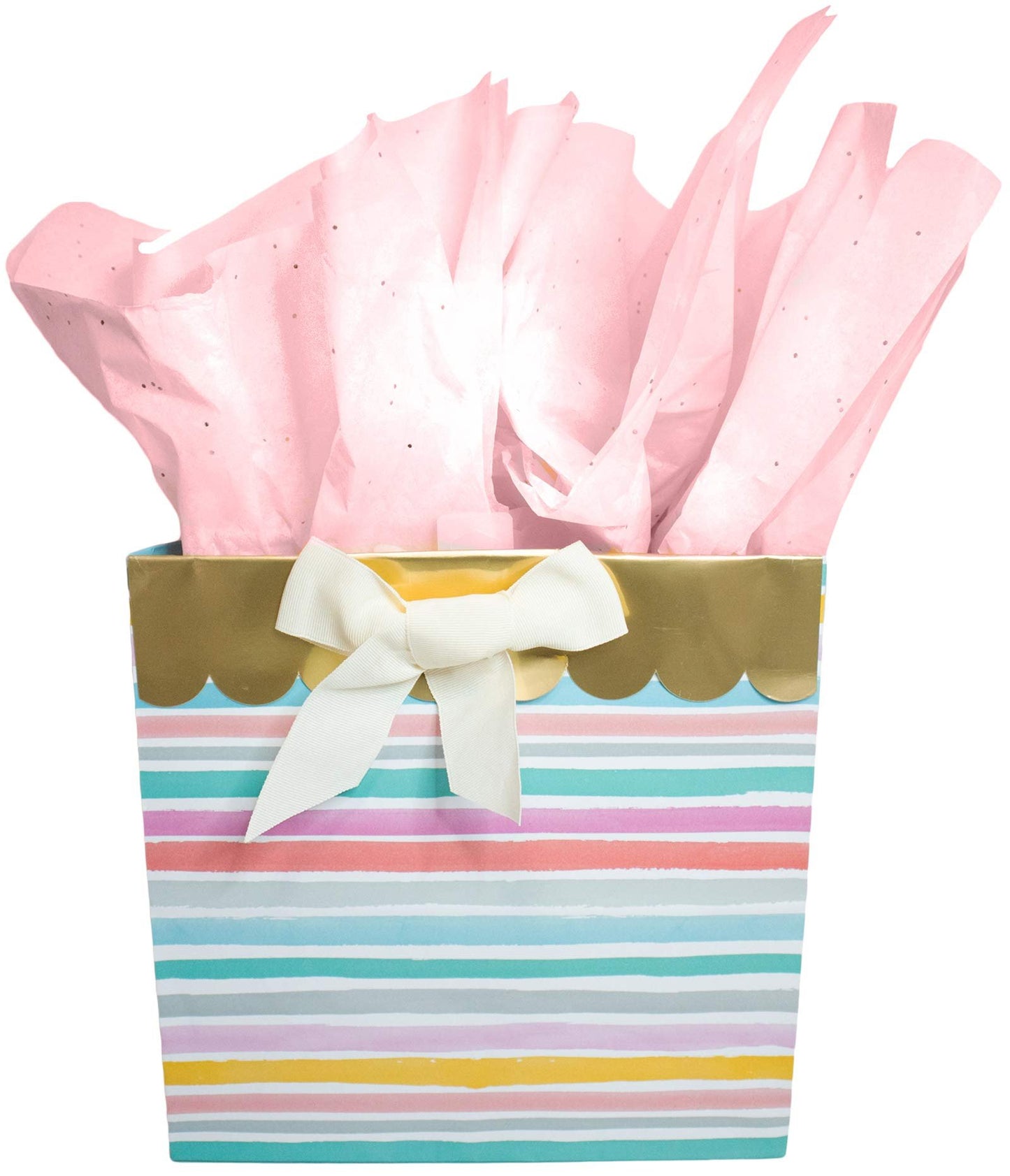 Made in USA 50-Sheet Gemstone Glitter Gift Tissue Paper Pack, 20x30