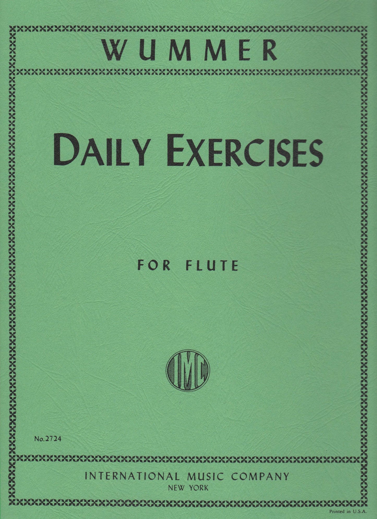 Six Daily Exercises for flute (IMC2724)