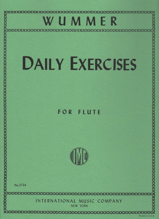 Six Daily Exercises for flute (IMC2724)