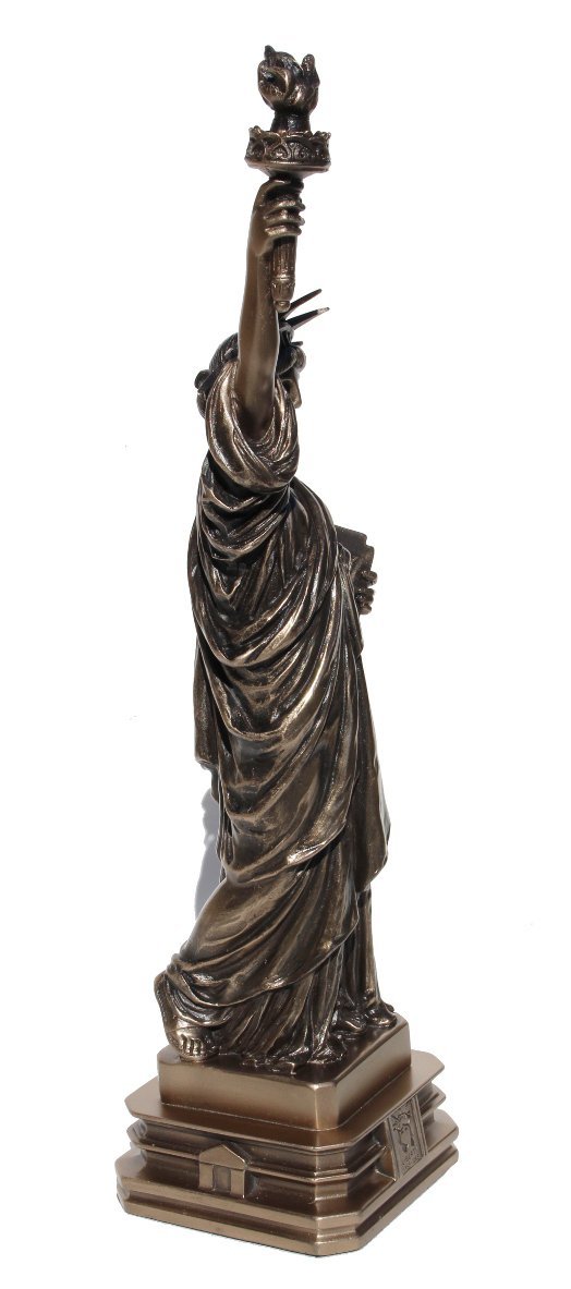 12.38 Inch The Statue of Liberty Cold Cast Bronze Sculpture Figurine