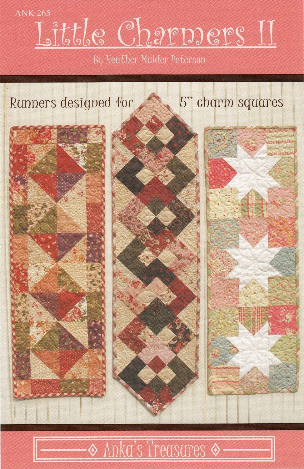 Little Charmers II Table Runner Patterns by Anka's Treasures