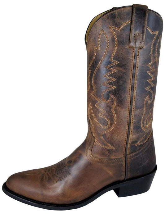 Smoky Mountain Boots Men's 4435m Ankle Boot, Brown, 11 X-Wide