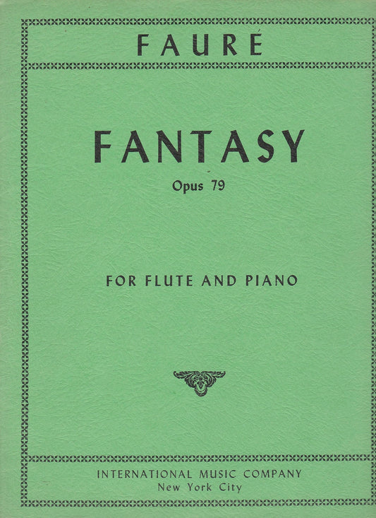 Faure: Fantasy, Opus 79 - Flute and Piano