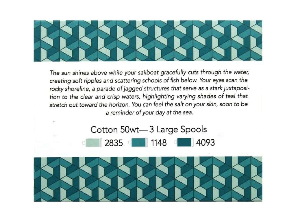 Aurifil Thread CB Capri Teal 3pc