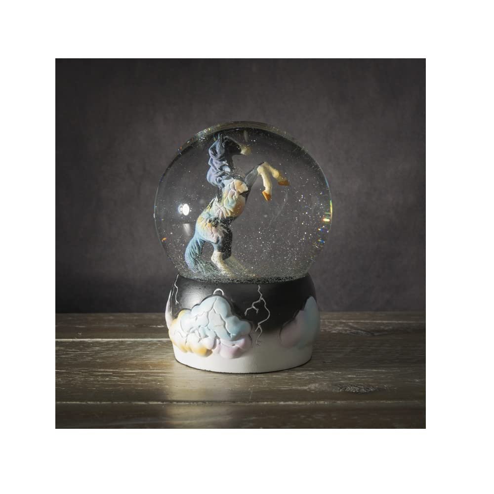 Pacific Giftware The Trail of Painted Ponies Fury Water Globe, 5.31-inch Height, Resin and Glass, Home Décor