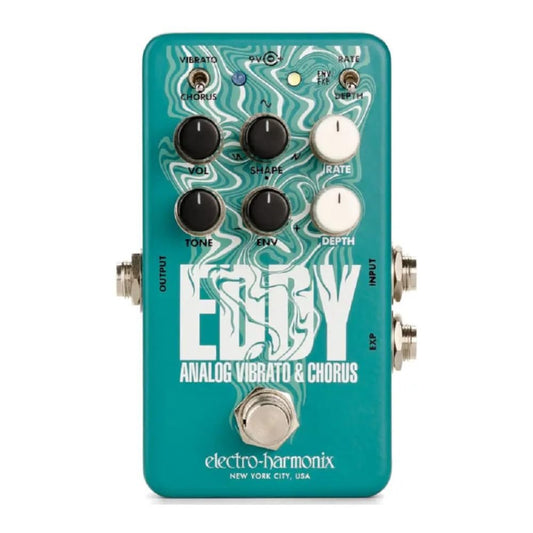 Electro-Harmonix EHX Eddy Vibrato Chorus Guitar Effect Pedal