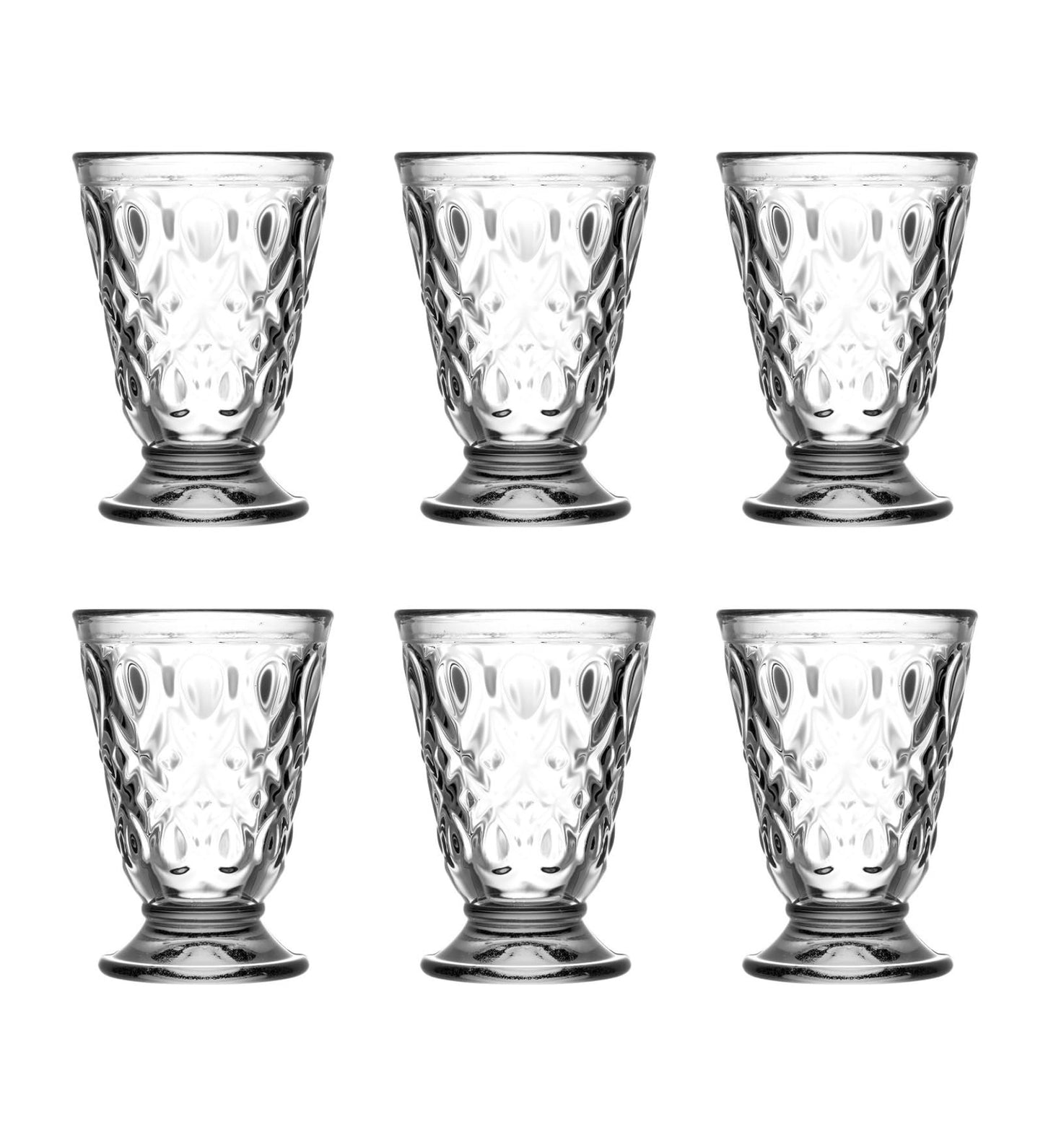 La Rochere Lyonnais Tumblers/Glasses - Set of 6 in Clear Glass