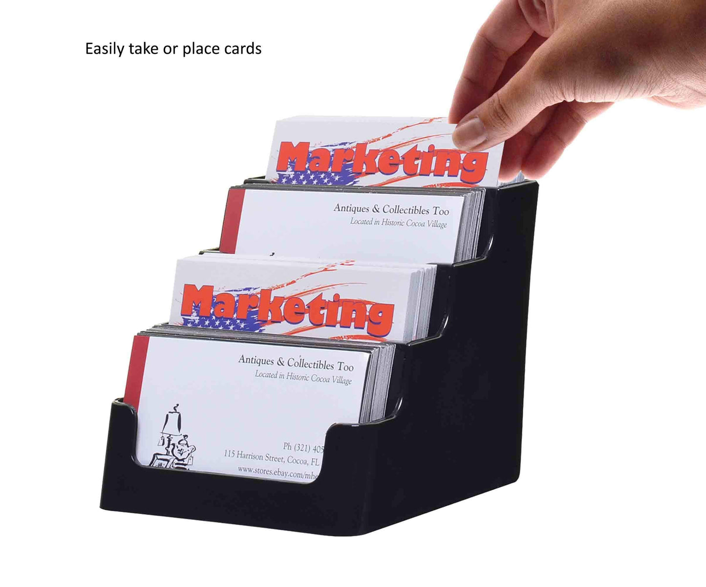 Marketing Holders Business Card Holder Multi Pocket Rack Security Code Gate