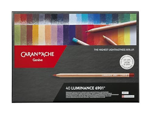 Caran D'ache Luminance Colored Pencil Set of 40 (6901.740)