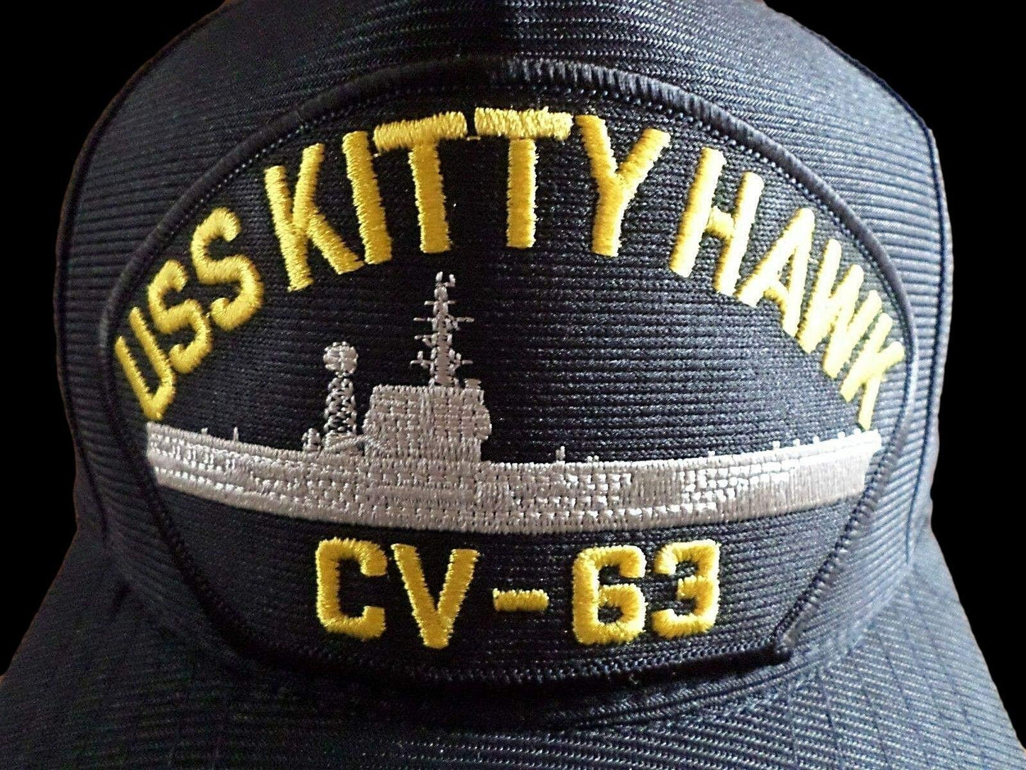 USS Kitty Hawk CV-63 Navy Ship HAT USA Made