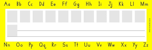 Handwriting Without Tears Name Plate - PreK - 11 X 3-1/2 in, Pack of 30