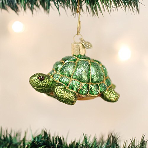 Old World Christmas Ornaments: Turtles Glass Blown Ornaments for Christmas Tree