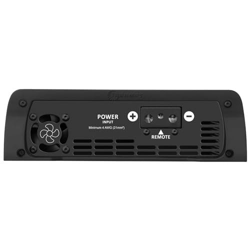 Taramps BASS 3k 1 Ohm 1 Channel Mosfet Amplifier 3000 Watts RMS, Monoblock, Subsonic Filter, Low Pass Crossover, Bass Boost, RCA, Class D, Car Audio System, Great for Subwoofers, Max Power