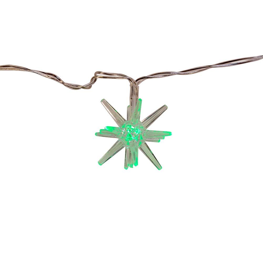 Kurt S. Adler Kurt Adler 15 Starburst with RGB LED String Light Set, Multi