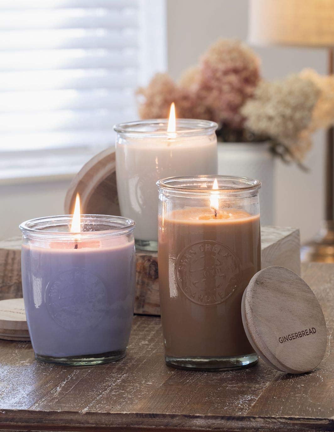 Swan Creek Candles 12 oz. Logo jar Candle, Honey Soaked Apples, One Size