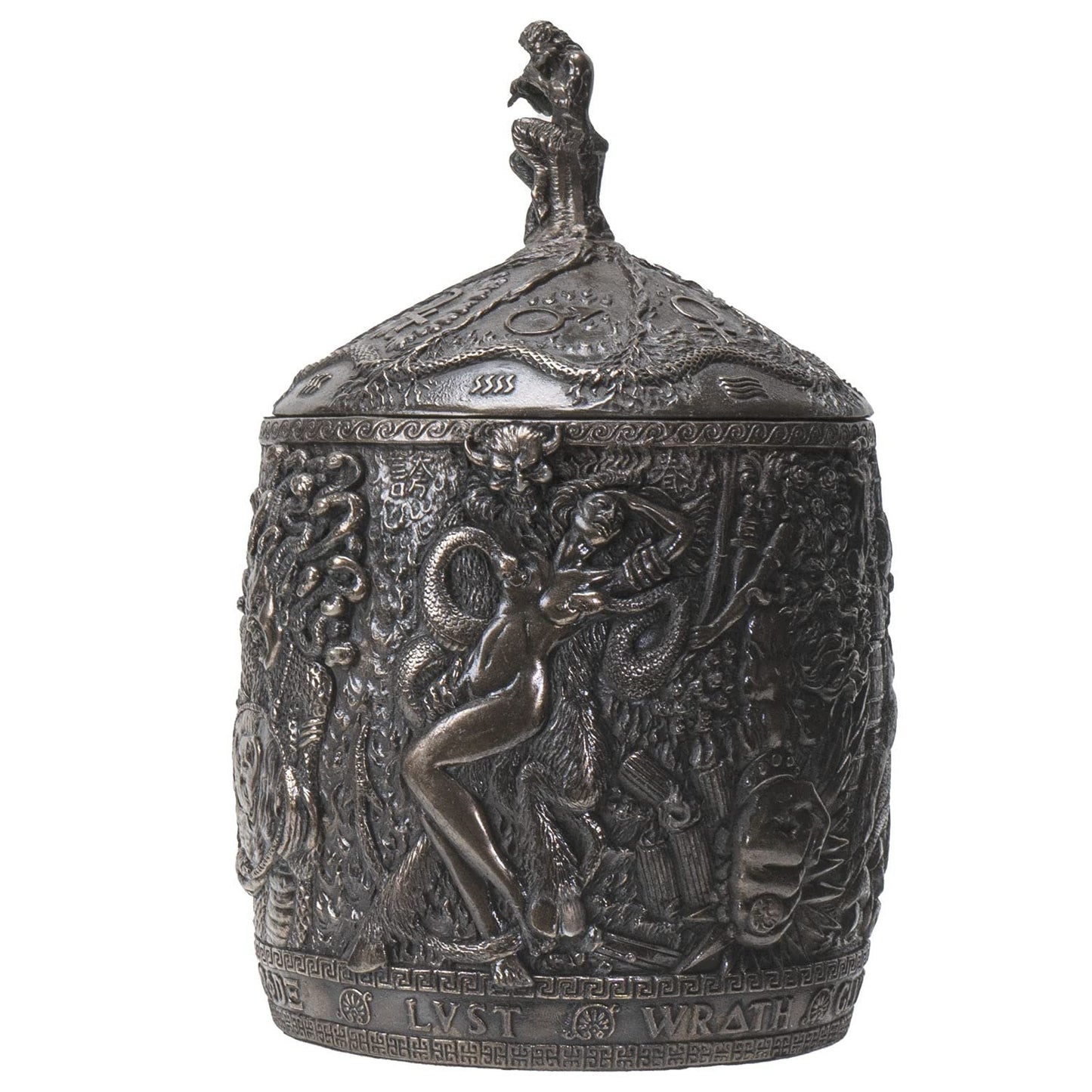 Pacific Giftware Greek Mythology Collection Pandora's Box Polished Bronze Finish Figurine Home Decor