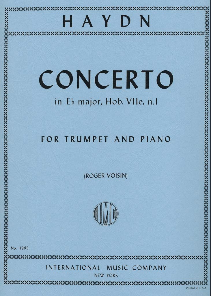 Concerto in E Flat Major for Trumpet and Piano [Sheet Music] (No. 1985)