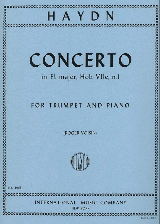 Concerto in E Flat Major for Trumpet and Piano [Sheet Music] (No. 1985)