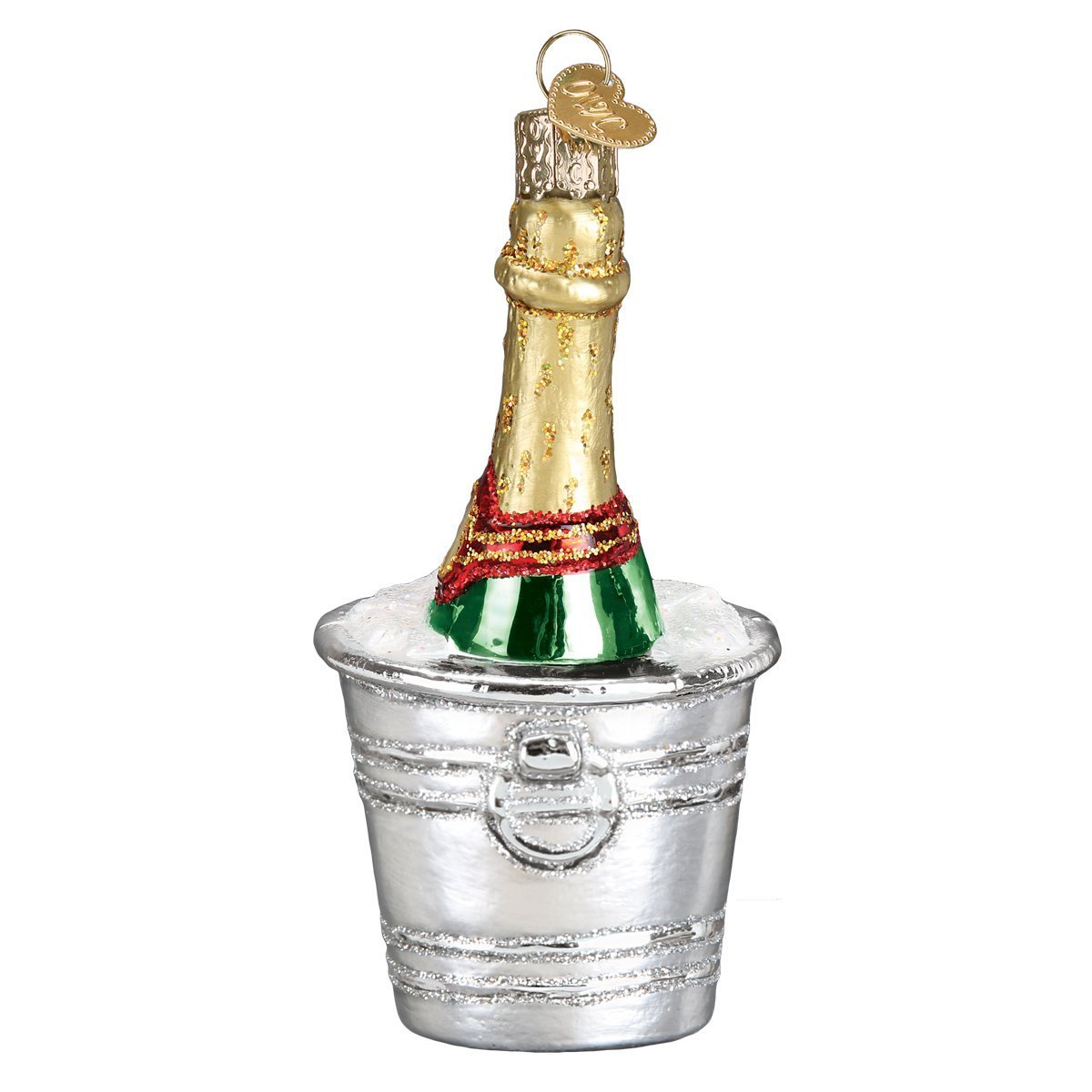 Old World Christmas Ornaments: Adult Beverages Glass Blown Ornaments for Christmas Tree,
