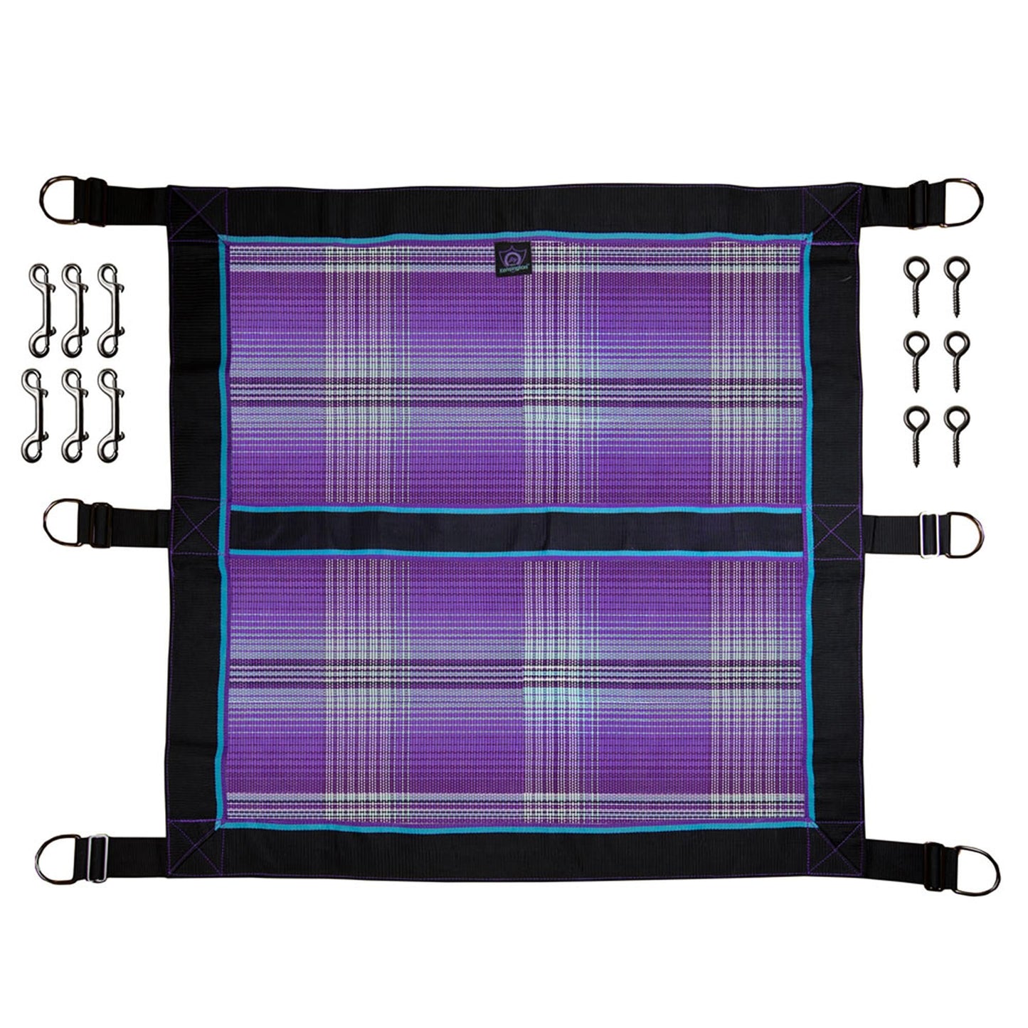 Kensington Door Guard for Horses — Designed to Keep Horse Securely in Stall in Style — Adjustable Straps and Hardware Included