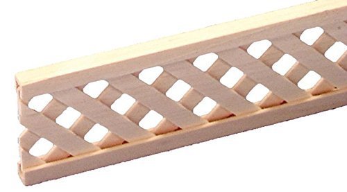 Handley House Dollhouse Miniature Wood Porch Lattice Panel
