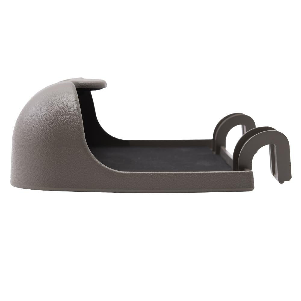 Brock Replacement Overhead Console Sunglasses Holder Box Tan Storage Bin Compatible with 2002-2007 F250 F350 F450 Super Duty Pickup Truck w/out Sunroof 2C3Z 7811586 BAA