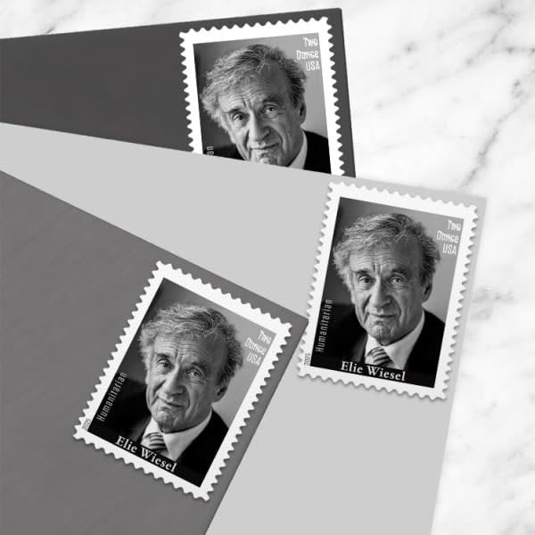 Elie Wiesel 2025 Two Ounce Rate (Sheet of 20) Non-denominated Mail-Use Forever Postage Stamps