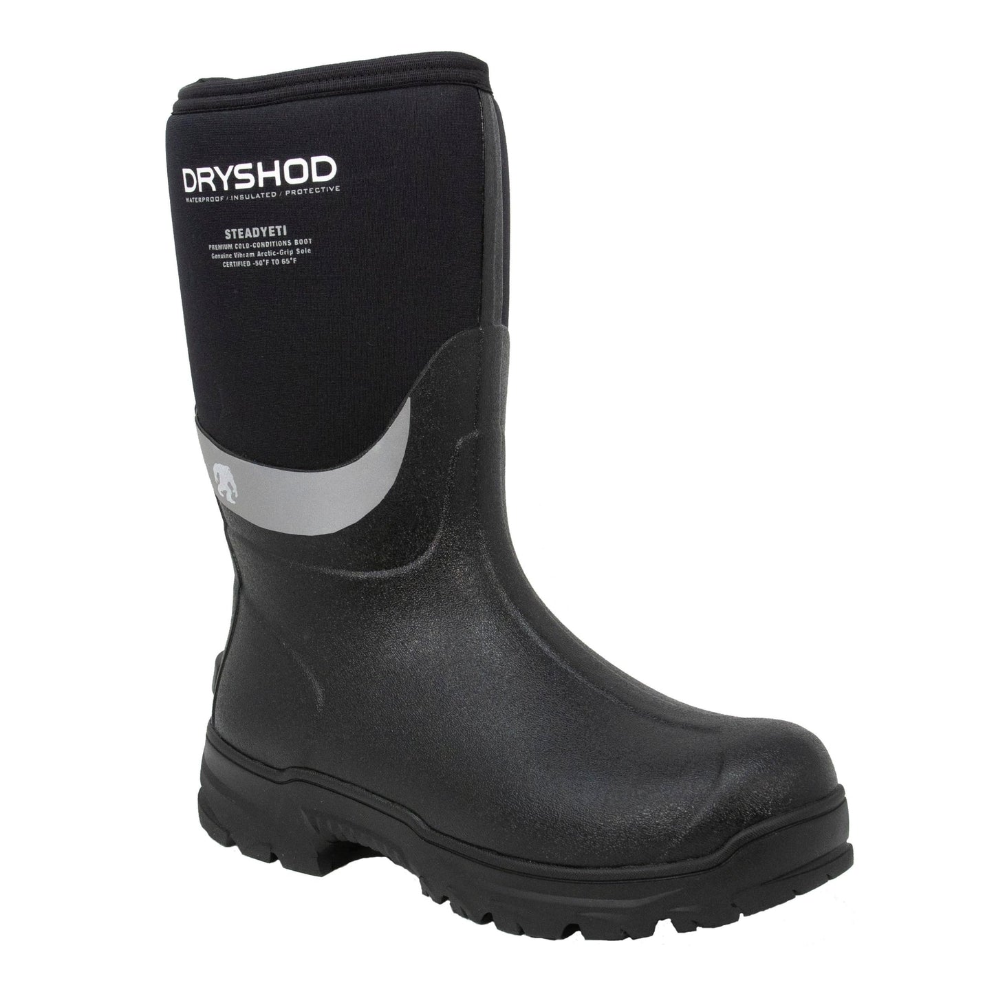 Dryshod STEADYETI Mid with genuine Vibram Arctic Grip Outsole