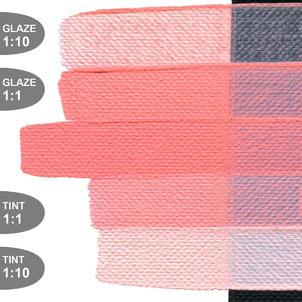 SoFlat Matte Acrylics by GOLDEN, Light Magenta, 2 fl. oz. Jar, Professional Acrylic Paint, Semi-Opaque