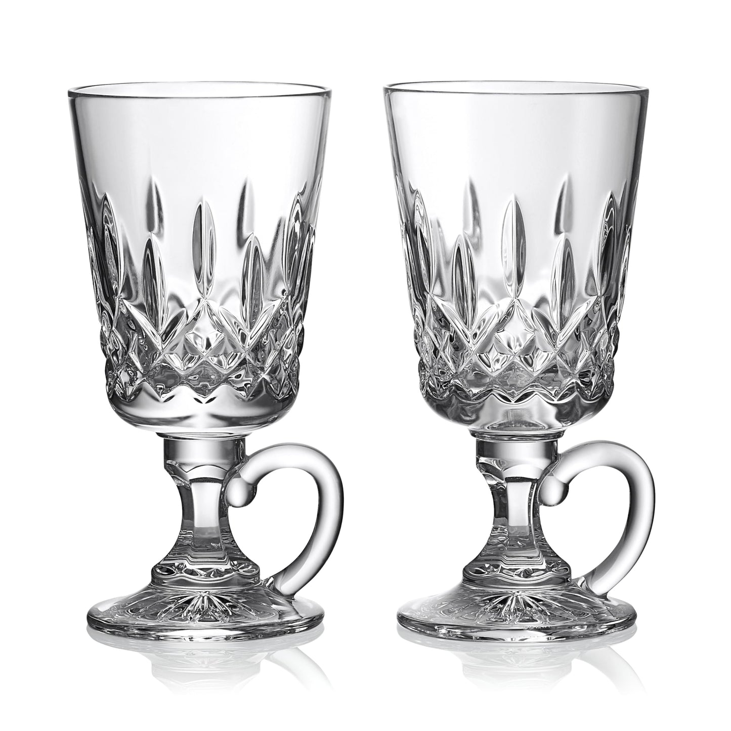 Waterford Lismore Irish Coffee, Set of 2, 8oz, Clear