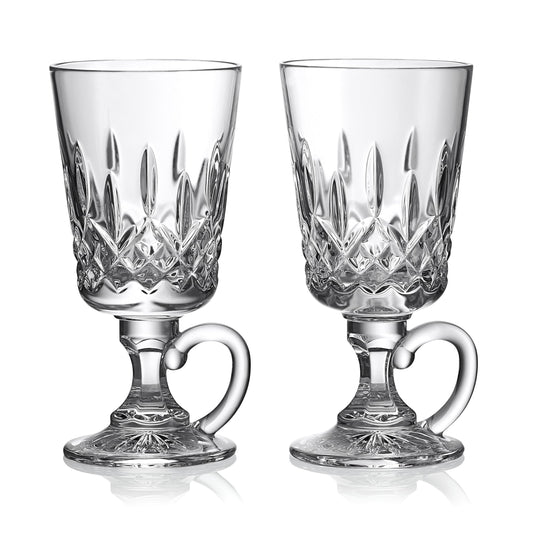 Waterford Lismore Irish Coffee, Set of 2, 8oz, Clear