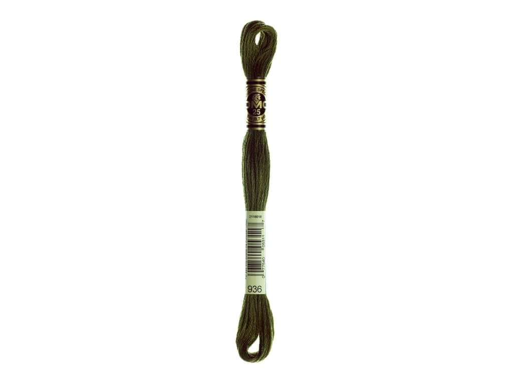 Dmc 6-Strand Embroidery Cotton 8.7yd-Very Dark Avocado Green