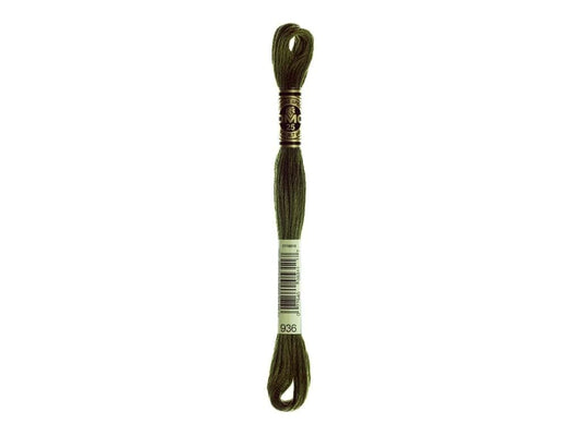 Dmc 6-Strand Embroidery Cotton 8.7yd-Very Dark Avocado Green