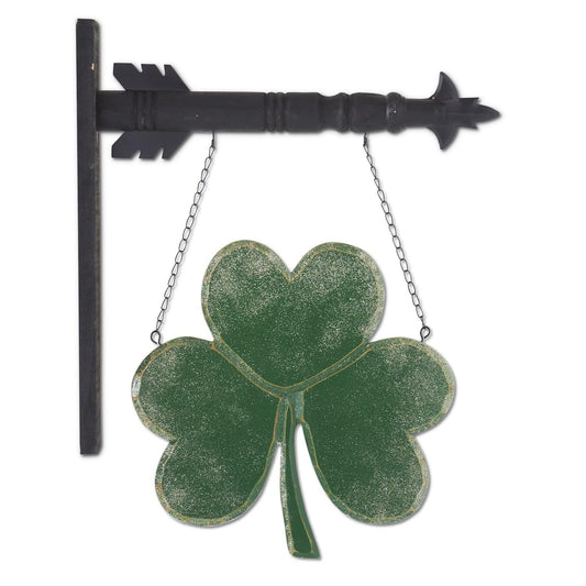 K&K Interiors Shamrock Arrow Replacement, 11.5-Inch Height, Natural, Green