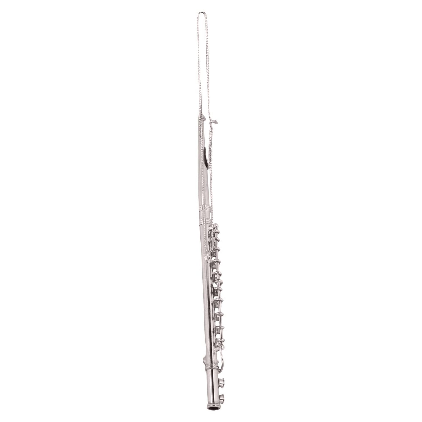 Silver Flute Musical Instrument Christmas Tree Ornament Decoration Music Band