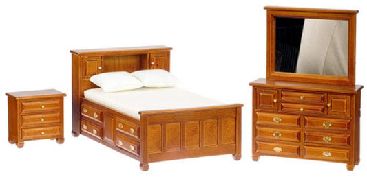 Aztec Imports, Inc. Dollhouse Miniature 3-Pc. Dunham Bedroom Set