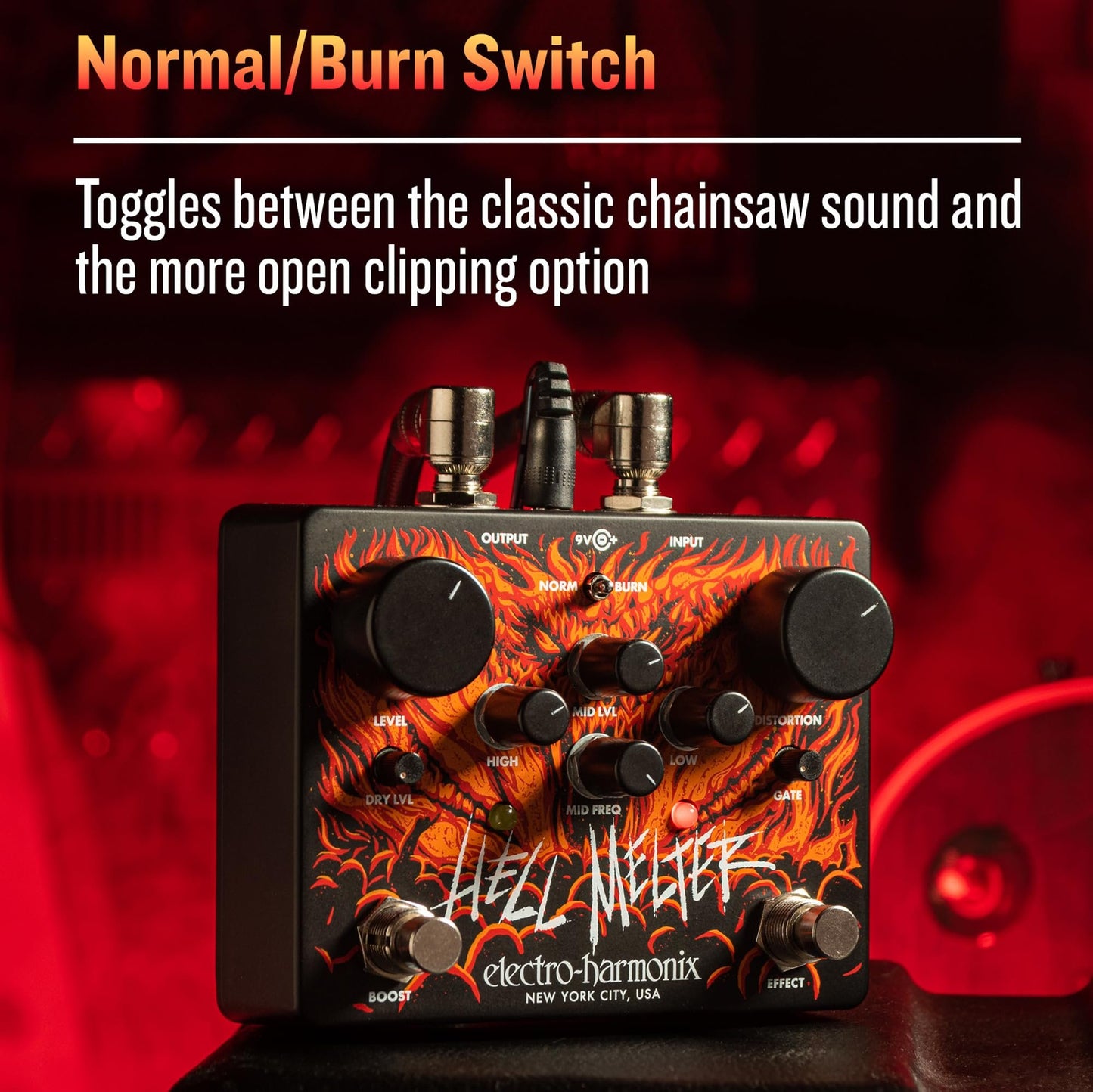 Electro-Harmonix Hell Melter Distortion Pedal