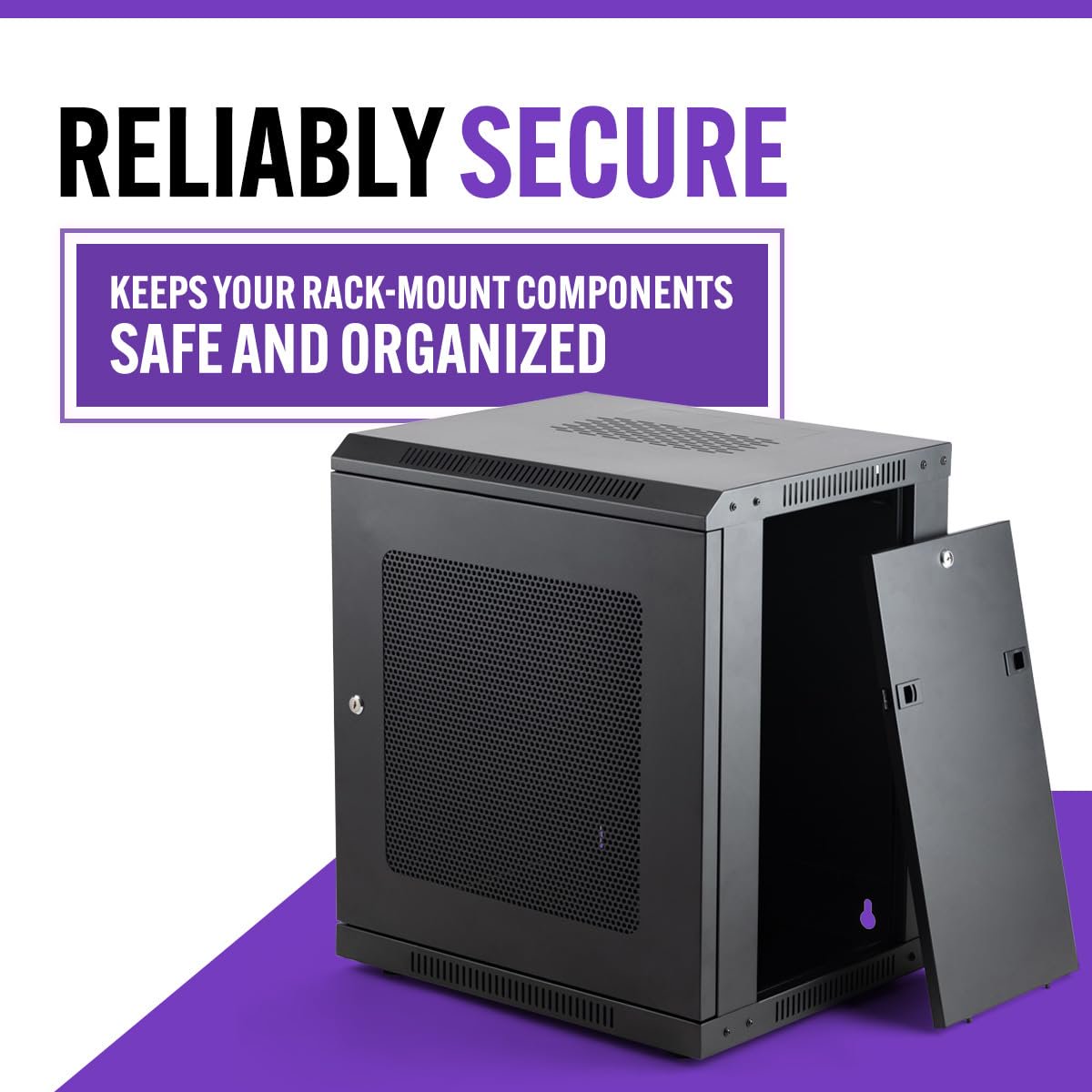 On-Stage 6U Wall-Mount Knock-Down Rack