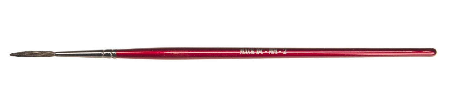 Andrew Mack DC Micro Mono Set of Five (5) Natural Hair Brushes Sizes 000-2