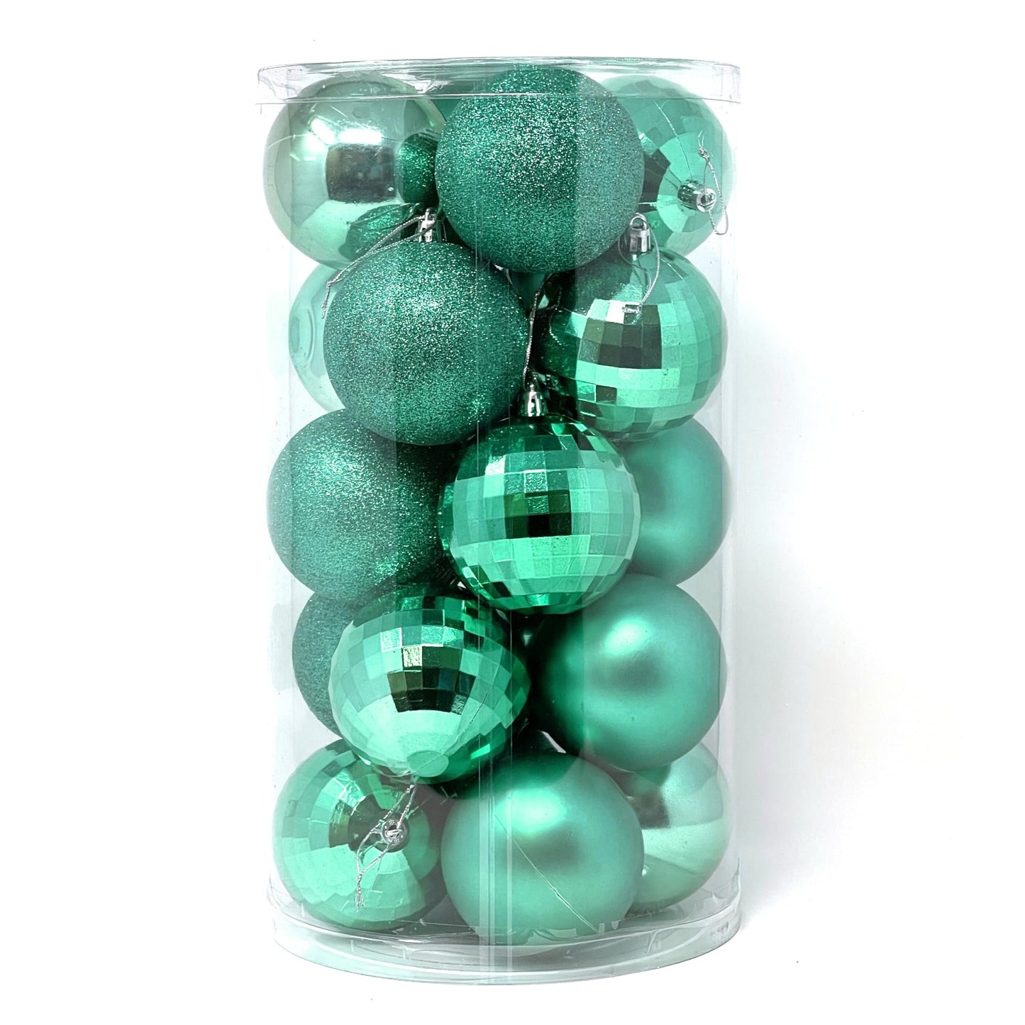 allgala 20 PK 3 Inch (8CM) Large Christmas Ornament Balls for Xmas Tree-4 Style-