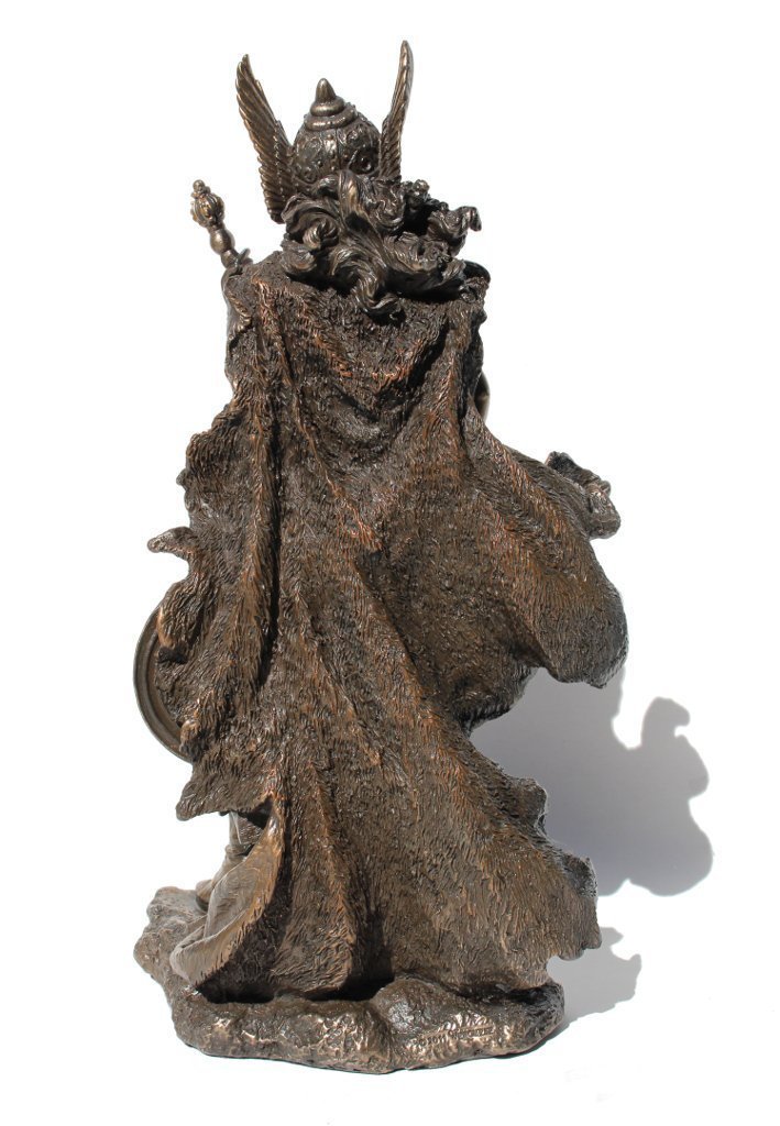 Frigga Norse Goddess of Love and Marriage Statue Figurine Cold Cast Bronze