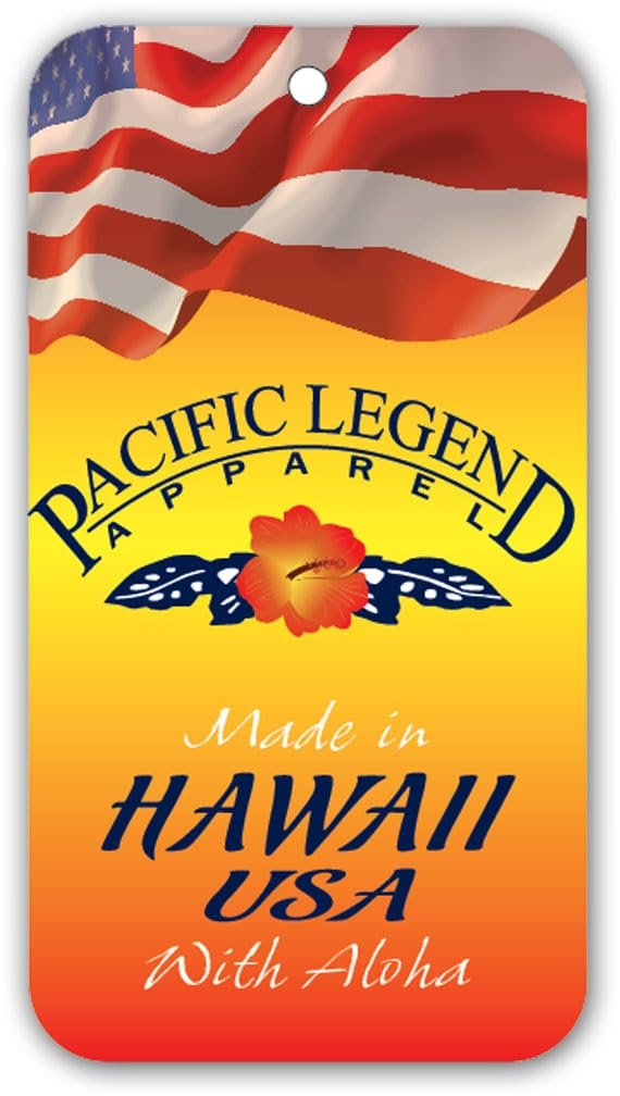 Pacific Legend Men's Parrots Beach Border Hawaiian Shirt