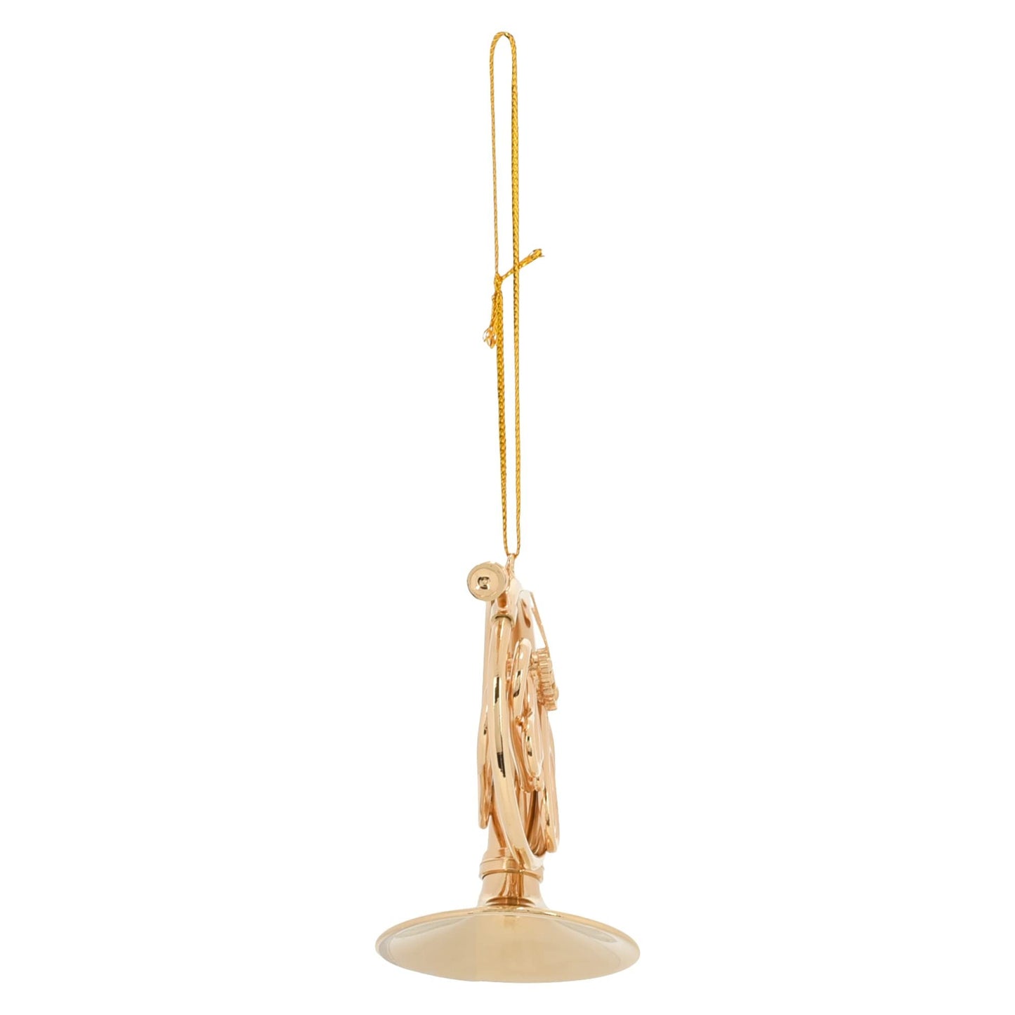 Broadway Gifts 3.3" Gold Brass French Horn Ornament Decoration